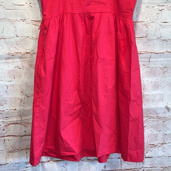 Tommy Hilfiger sundress 4 pink thin straps scoop neck lined pleated side zipper - Picture 8 of 12
